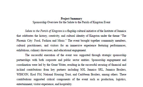 Project Summary Preview 1